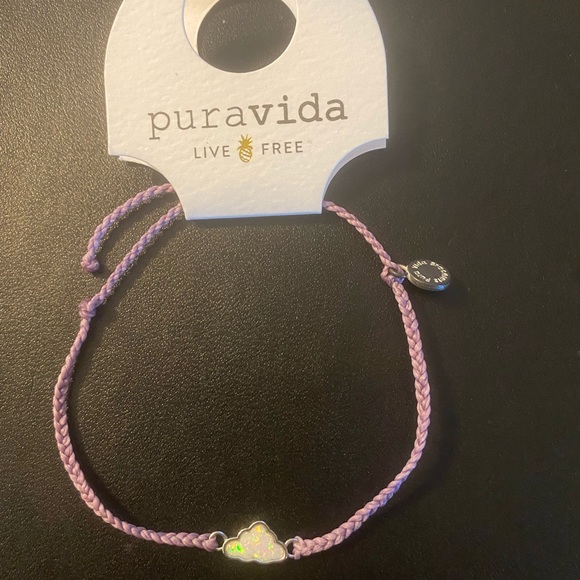 Brand New - PURA VIDA Opal Cloud Lavender Silver Bracelet - Picture 6 of 9